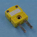 OMEGA 熱電対ミニチュアコネクタ(オス)Kタイプ(黄色) SMPW-K-M　10個
