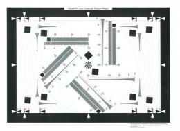 ISO12233:2017 準拠CIPA解像度チャート  KZ-CIPA2500-A3-R