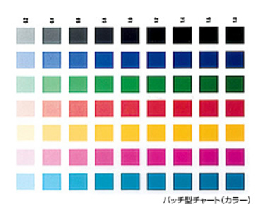 計測器ワールド 日本電計株式会社 テストチャート パッチ型チャート カラー9段7色 富士フィルム