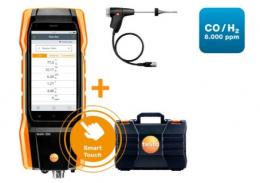  testo300 O2/CO(H2補償)/300mmプローブセット　燃焼排ガス分析計セット　0564 3002 87