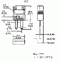 OMEGA 熱電対ミニチュアコネクタ(オス)Tタイプ(青色) SMPW-T-M