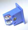 OMEGA 熱電対ミニチュアコネクタ用パネルジャック Tタイプ(青色)メス MPJ-T-F 10個