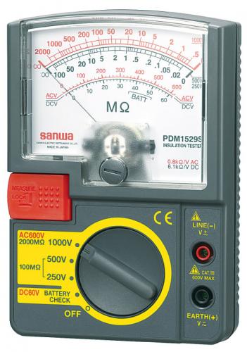 計測器ワールド(日本電計株式会社) / PDM1529S型 絶縁抵抗計 三和電気計器