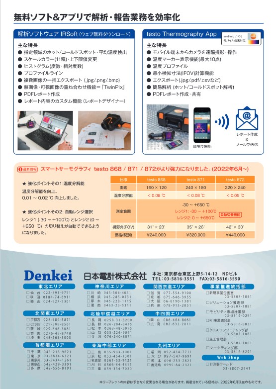 赤外線サーモグラフィ testo883 台数限定セール